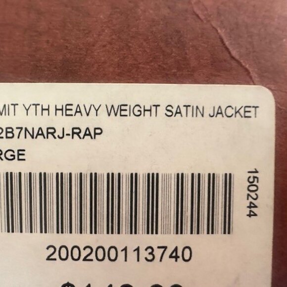 Toronto Raptors Mitchell and Ness Heavyweight Satin Bomber - Large - Picture 6 of 8